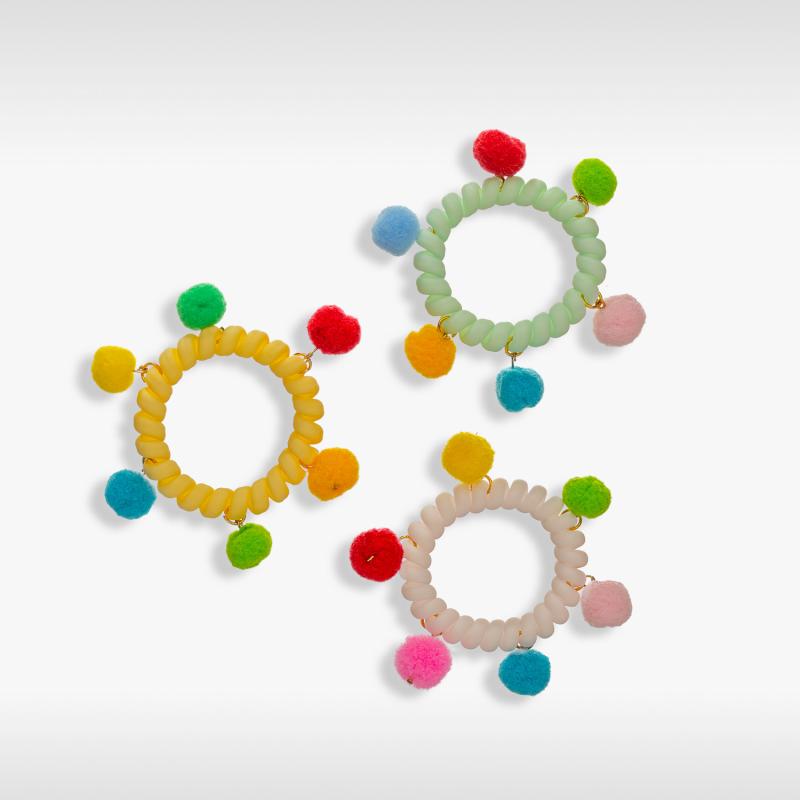 Fun Fun Pompom Hairties